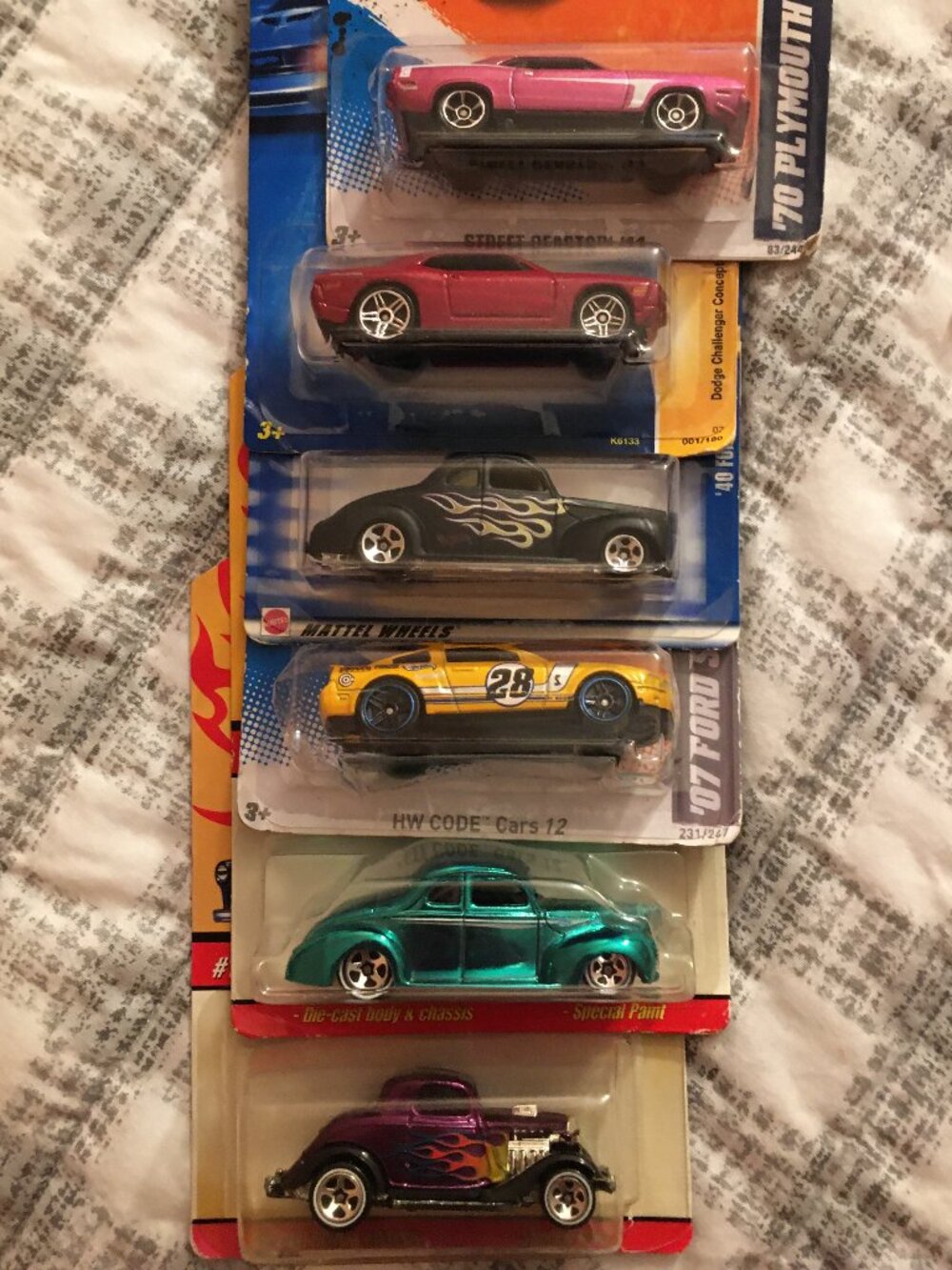 Hot Wheels Diecast With Original Packaging
